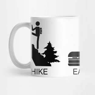 Hike Eat Bed Mug